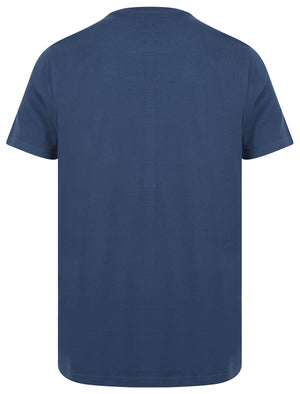 Custom Quality Motif Cotton Jersey T-Shirt in Insignia Blue - South Shore