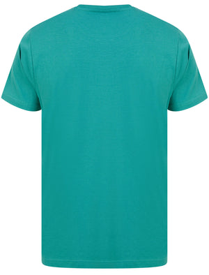Custom Quality Motif Cotton Jersey T-Shirt in River Green - South Shore