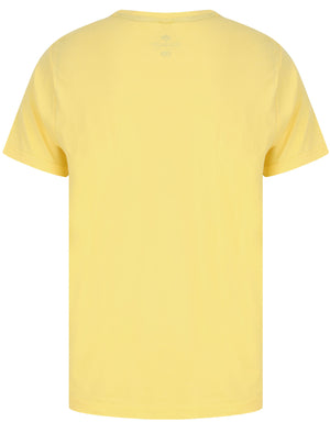 Freedom Motors Motif Cotton Jersey T-Shirt in Snapdragon Yellow - South Shore