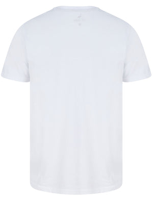 High Octane Motif Cotton Jersey T-Shirt in Optic White - South Shore