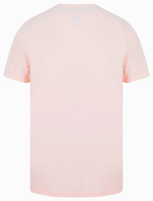 Laguna Motif Cotton Jersey T-Shirt in Blushing Pink - South Shore