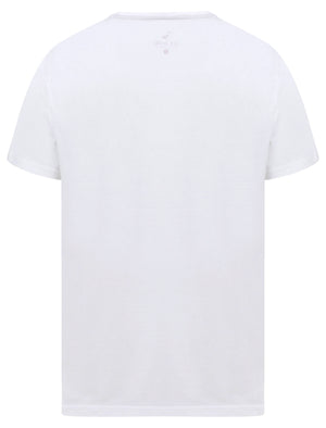 New York Chop Shop Motif Cotton Jersey T-Shirt in Snow White - South Shore