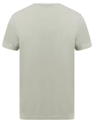 Thunderbolt Motif Cotton Jersey T-Shirt in Desert Sage - South Shore