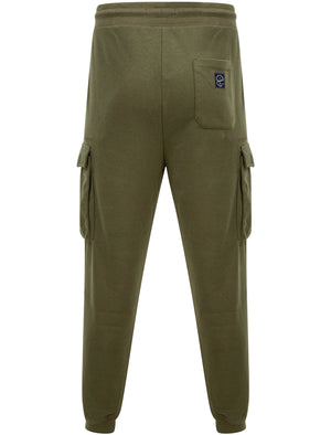 Addison Multi-Pocket Cargo Style Cuffed Joggers in Dusty Olive - Tokyo Laundry