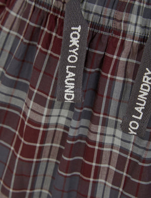 Broad Checked Cotton Woven Lounge Pants in Port Royale - Tokyo Laundry