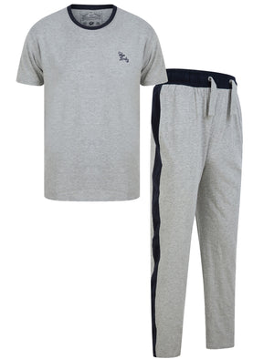 Changing 2pc Cotton Lounge Set in Light Grey Marl - Tokyo Laundry