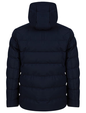Chappin Quilted Puffer Coat with Hood In Sky Captain Navy - Tokyo Laundry