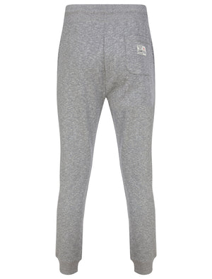 Crafty Brushback Fleece Cuffed Joggers in Light Grey Grindle - Tokyo Laundry
