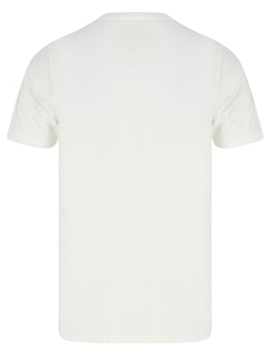 Dakota Speedsters Motif Cotton Jersey T-Shirt in Snow White - Tokyo Laundry