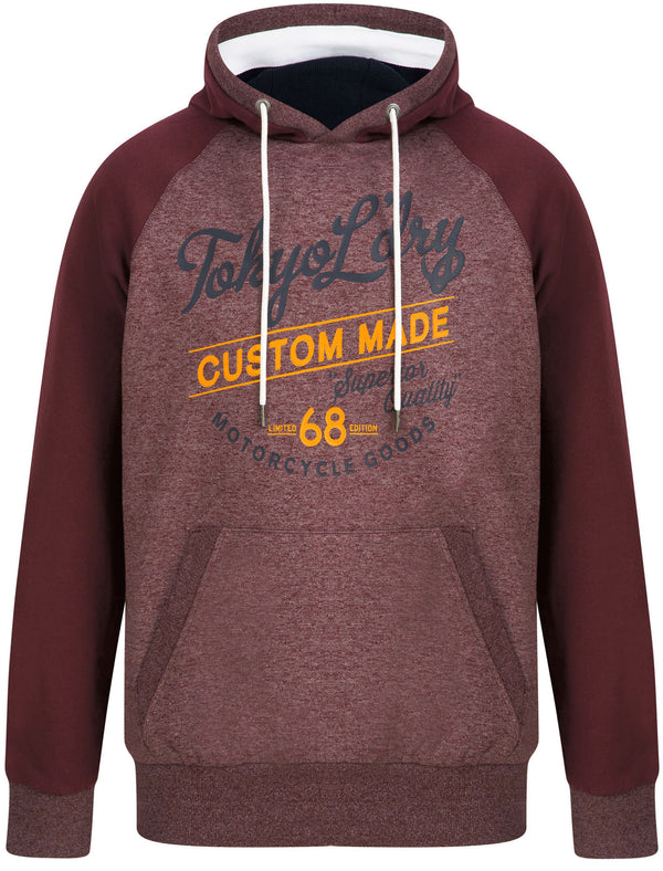 Dawson Raglan Sleeve Brushback Fleece Pullover Hoodie in Port Royale Siro - Tokyo Laundry