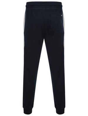 Diablo Pant Cuffed Joggers with Colour Block Side Panels In Sky Captain Navy - Tokyo Laundry