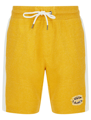 Fathom Grindle Jogger Shorts with Contrast Panels In Yellow - Tokyo Laundry