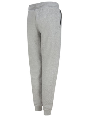Florence Cuffed Joggers with Foil Motif in Light Grey Marl - Tokyo Laundry