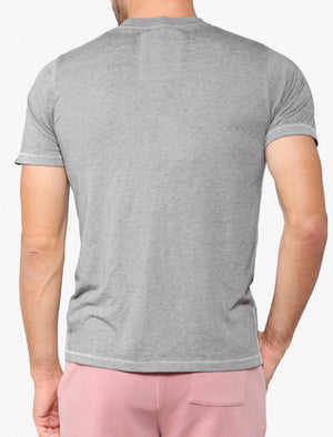 Freeport Motif Burnout T-Shirt In Pewter Grey - Tokyo Laundry