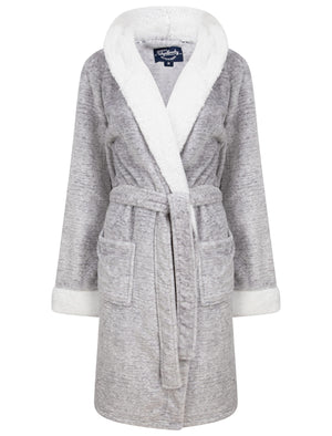 Women's Godalming Soft Fleece Tie Robe Dressing Gown with Borg Lined H Tokyo Laundry Women's Godalming Soft Fleece Tie Robe Dressing Gown with Borg Lined H Tokyo Laundry