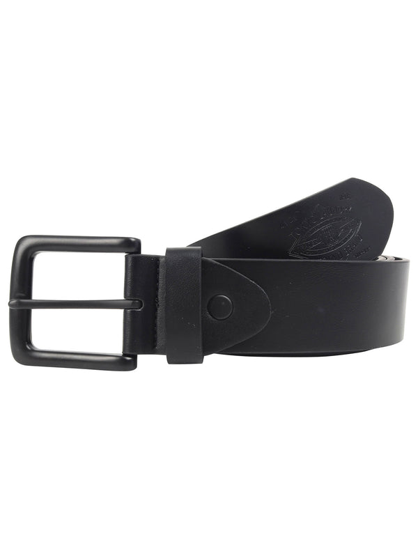 Gordon Faux Leather Belt with Matt Buckle in Black - Tokyo Laundry