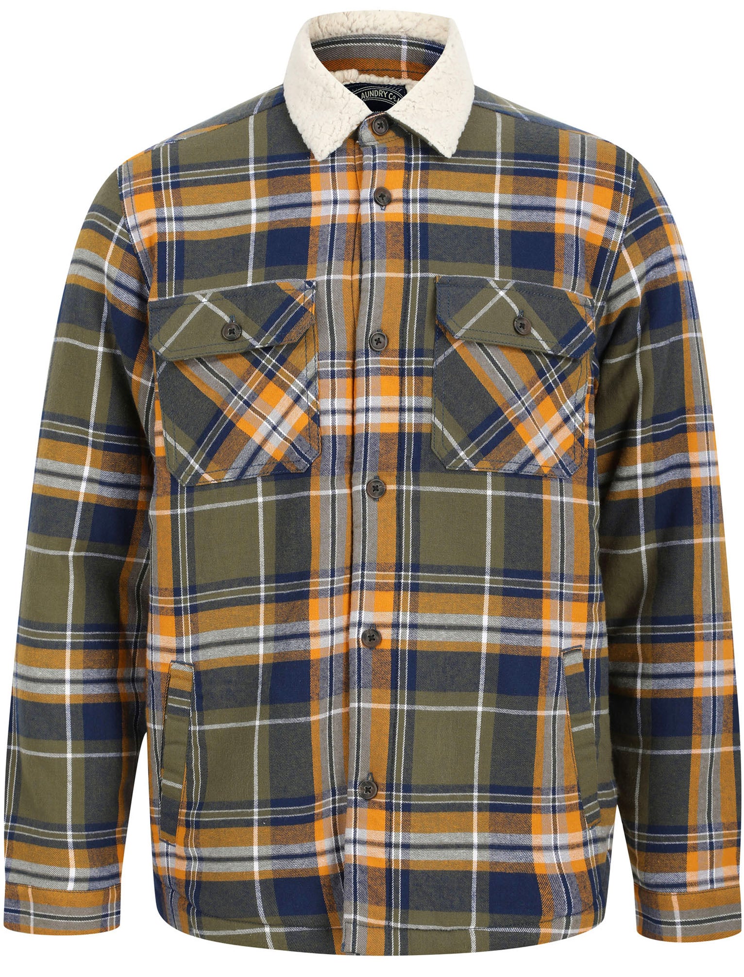 Flannel lined shirt top jackets