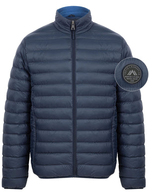 Inigo Funnel Neck Quilted Puffer Jacket in Sky Captain Navy - Tokyo Laundry