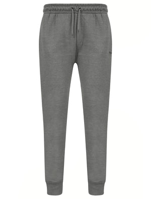 Invex 2pc Hoody & Jogger Brushback Fleece Tracksuit Co-ord Set in Mid Grey Marl - Tokyo Laundry