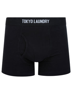 Koman (5 Pack) Cotton Sports Boxer Shorts Set in Autumn - Tokyo Laundry