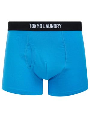 Koman (5 Pack) Cotton Sports Boxer Shorts Set in Multi-Colour - Tokyo Laundry