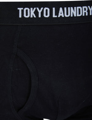 Koman (5 Pack) Cotton Sports Boxer Shorts Set in Multi-Colour - Tokyo Laundry