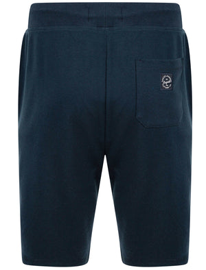 Lauderdale Brush Back Fleece Jogger Shorts in Navy Blazer - Tokyo Laundry