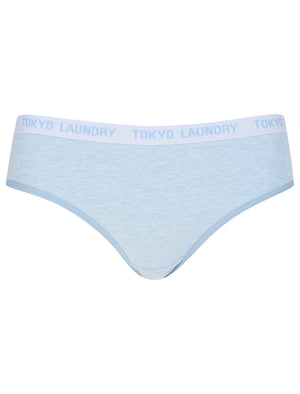 Lawson (5 Pack) Cotton Assorted Briefs in Pink Marl / Grey Marl / Light Blue Marl - Tokyo Laundry