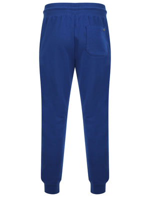 Lawthorn Pant Cuffed Joggers with Tape Detail In Sodalite Blue - Tokyo Laundry