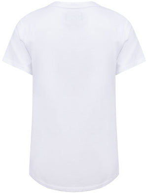 Linda Cotton Crew Neck T-Shirt in Bright White - Tokyo Laundry