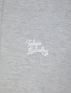 Marahau 2 Signature Cotton Pique Polo Shirt In Light Grey Marl - Tokyo Laundry
