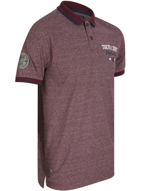 Marshaltown Grindle Cotton Jersey Polo Shirt In Port Royale - Tokyo Laundry