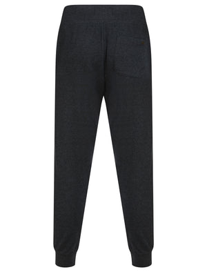 Nayfield Brushback Fleece Cuffed Joggers in Charcoal Marl - Tokyo Laundry