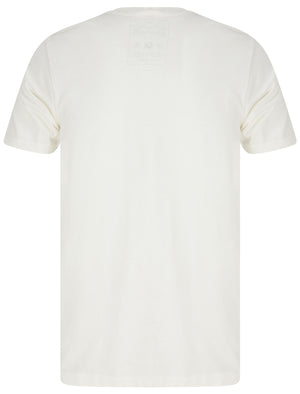 Original Flyer Motif Cotton Jersey T-Shirt in Snow White - Tokyo Laundry