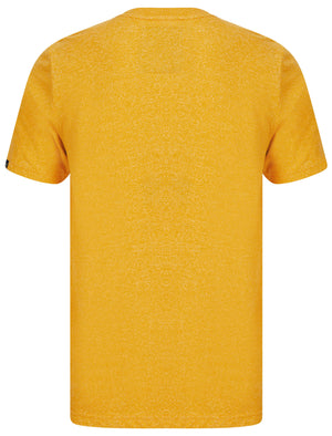 Oval Motif Cotton Jersey Grindle T-Shirt In Yellow - Tokyo Laundry