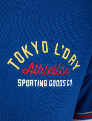 Parkersburg Cotton Pique Polo Shirt In Sodalite Blue - Tokyo Laundry