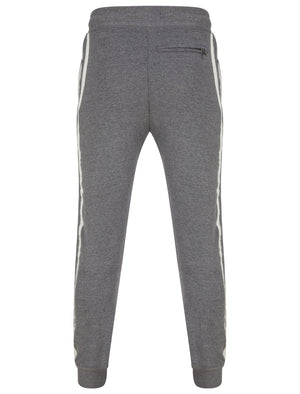 Penton Cuffed Joggers with Zip Back Pocket in Mid Grey Marl - Tokyo Laundry