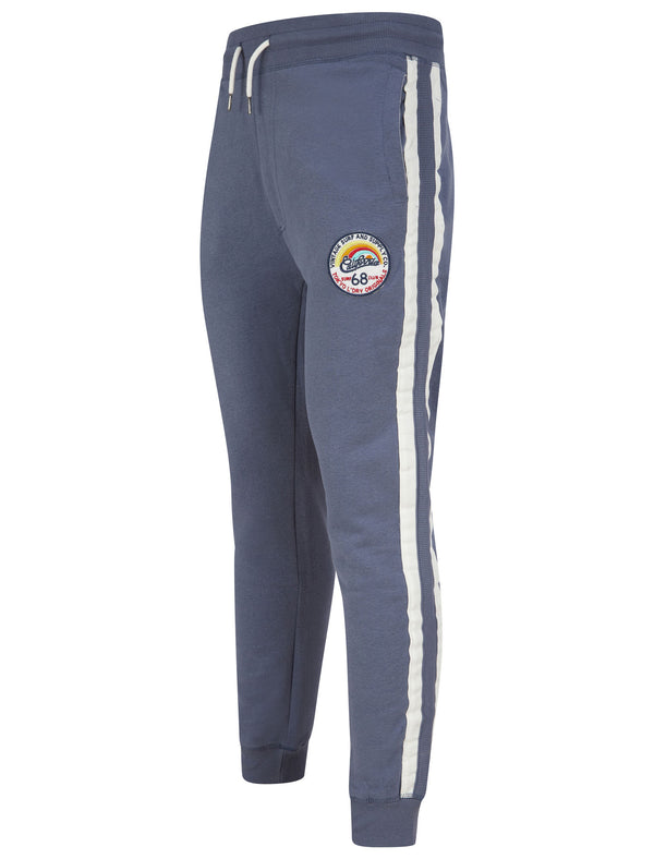 Petergate Cuffed Joggers with Zip Back Pocket in Vintage Indigo - Tokyo Laundry