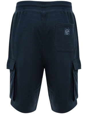 Ralph Multi-Pocket Cargo Jogger Shorts in Navy Blazer - Tokyo Laundry
