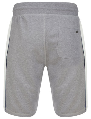 Rocky Short Brushback Fleece Jogger Shorts in Light Grey Marl  - Tokyo Laundry