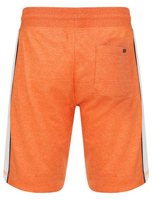 Rocky Short Brushback Fleece Jogger Shorts in Orange Grindle  - Tokyo Laundry