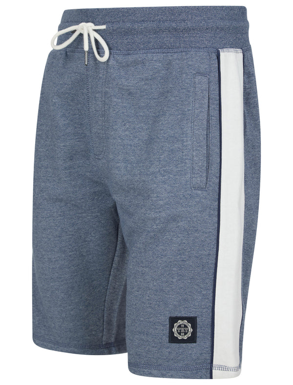 Rocky Short Brushback Fleece Jogger Shorts in Vintage Indigo  - Tokyo Laundry