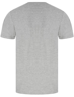 Rule Breaker Motif Cotton Jersey T-Shirt In Light Grey Marl - Tokyo Laundry