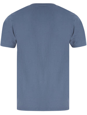 Rule Breaker Motif Cotton Jersey T-Shirt In Vintage Indigo - Tokyo Laundry