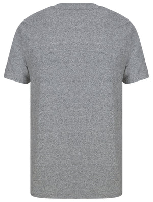 Runner Motif Cotton Jersey Grindle T-Shirt In Light Grey - Tokyo Laundry