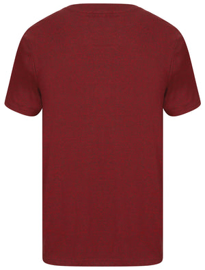 Runner Motif Cotton Jersey Grindle T-Shirt In Red - Tokyo Laundry