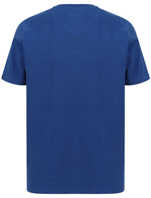 Santa Monica Applique Motif Cotton Jersey T-Shirt In Sea Surf Blue - Tokyo Laundry