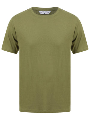 Spectre (5 Pack) Crew Neck Cotton T-Shirts in Black / Light Grey Marl / Winetasting / Lichen Green / Navy - Tokyo Laundry