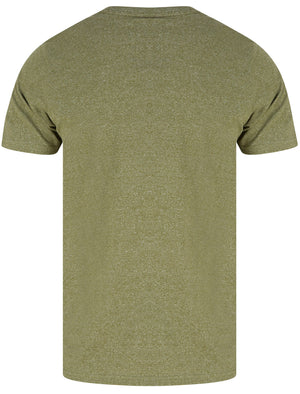 Star Wing Motif Cotton Jersey Grindle T-Shirt in Green - Tokyo Laundry