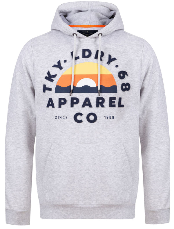 Sunno Pullover Hoodie in Ice Grey Marl - Tokyo Laundry
